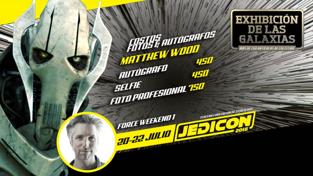 JEDICON GRIEVOUS AUTOGRAPHS